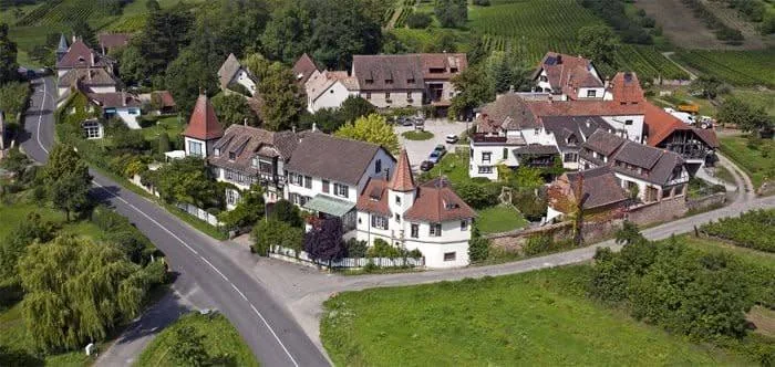 Saint-Léonard et le vignoble autour du Domaine de l’Ancien Monastère